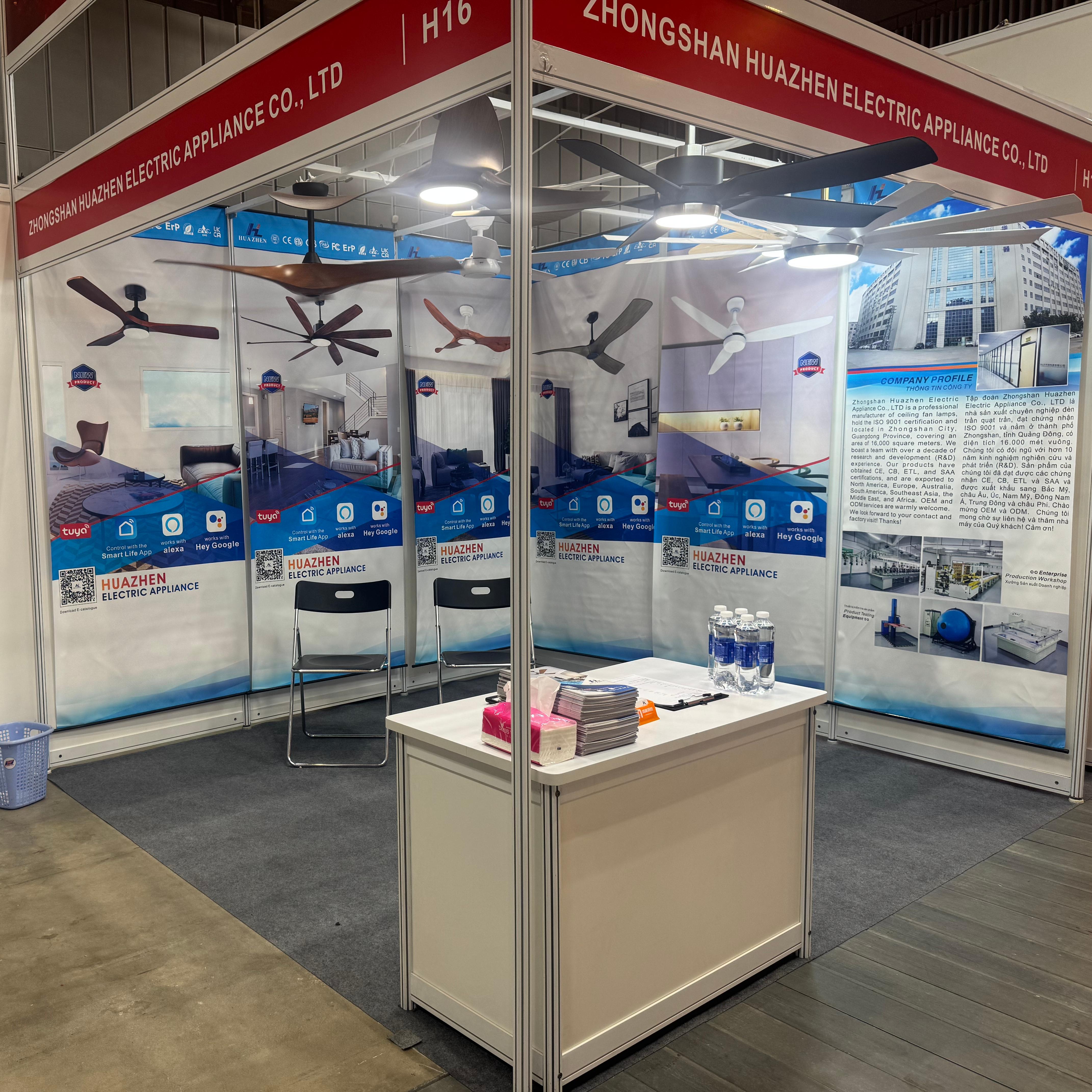 Huazhen Ceiling Fan Concludes 2026 Vietnam LEDTEC ASIA Exhibition